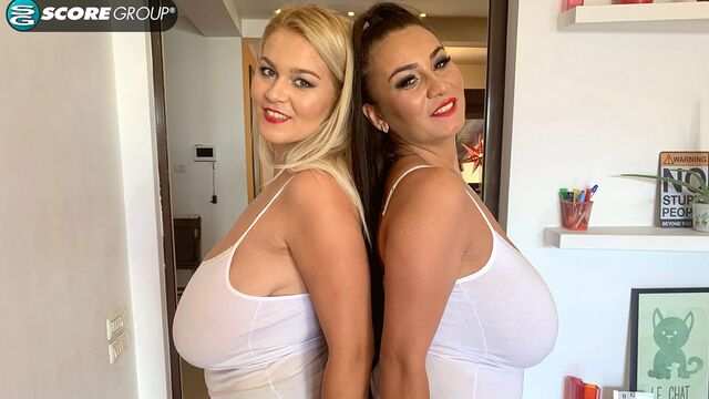 Страстные подруги с большими дойками решили повеселиться вместе...