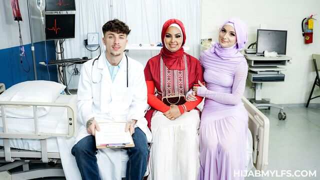 Мусульманка с большой жопой получила настоящее секс-лечение